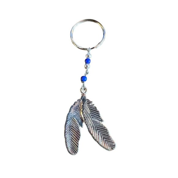 Native American Key Chain Set Feather Dream Catcher Silver - Picture 9 of 16